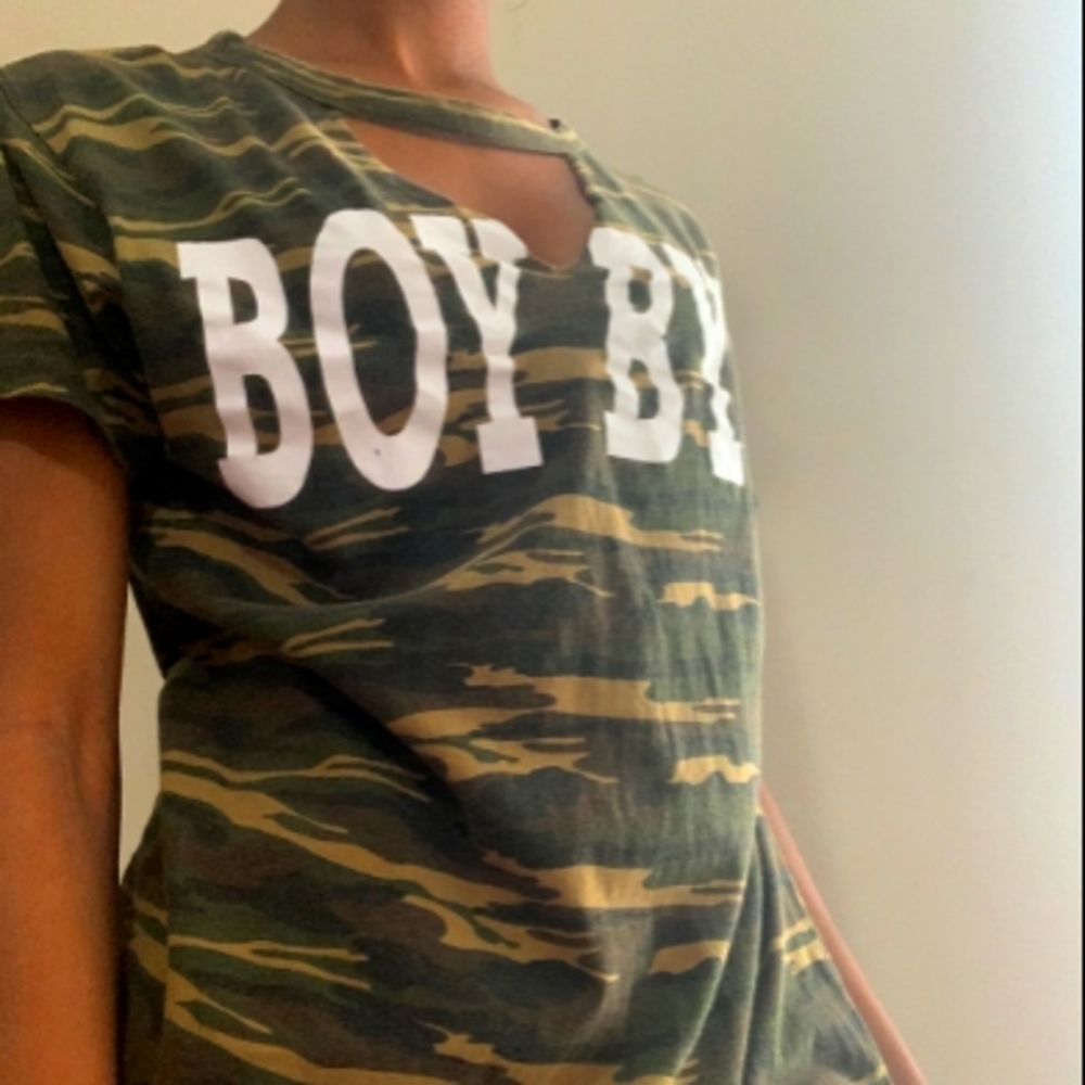 XL 100% cotton camo tee